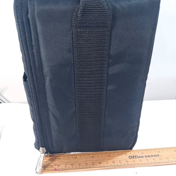 Case Logic Compact Disc 15 CD Storage Carrying Case Zipper Portable Black handle - Picture 3 of 9